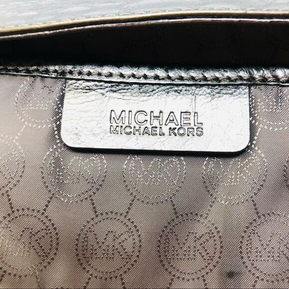 Michael Kors Tilda Python-Embossed Clutch Bag - Picture 9 of 15